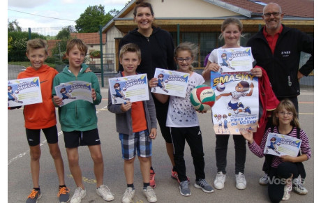 Le volley-ball s’invite à l’école