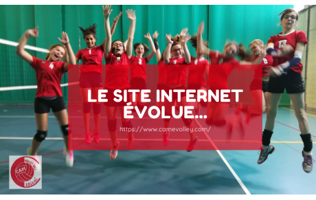 Le site internet évolue !