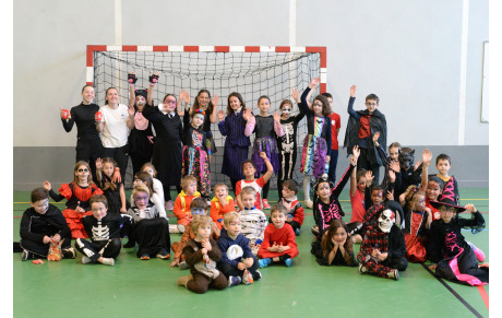 L'école de volley aux couleurs d'Halloween !